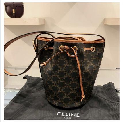 CELINE ☆トリオンフキャンバス ☆スモール ストリングバッグ